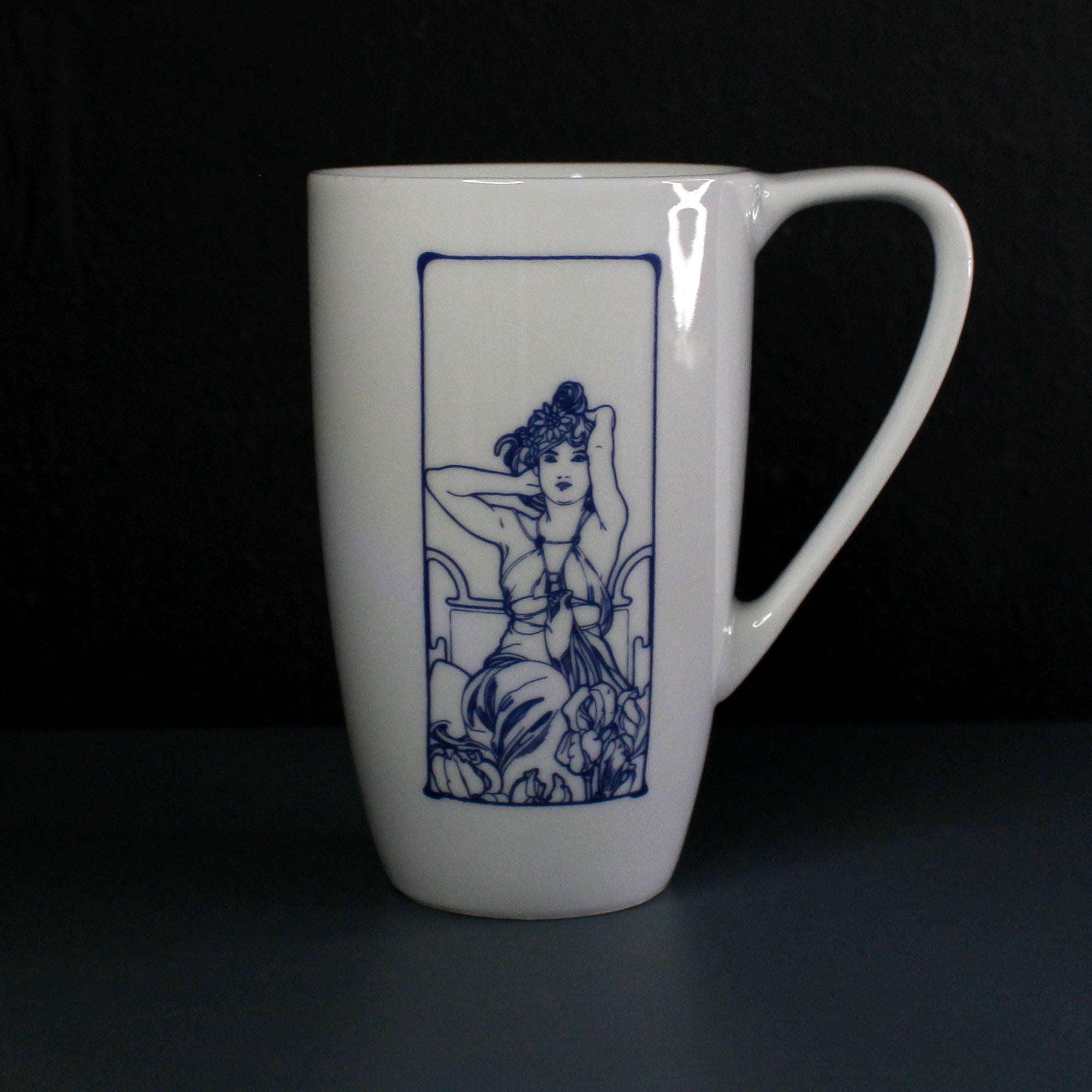 Porcelain mug - Lady